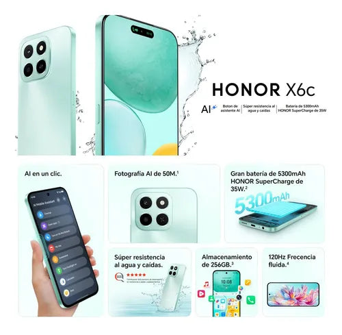 CELULAR HONOR PLAY 9C DE 6GB RAM Y 25GB ROM