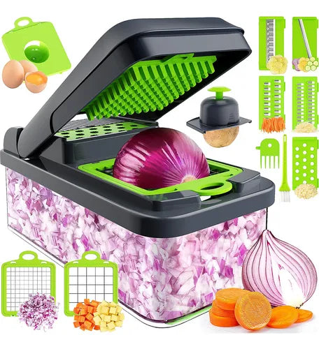Picatodo MasterChef 8 en 1 – Cortador y rallador multifuncional