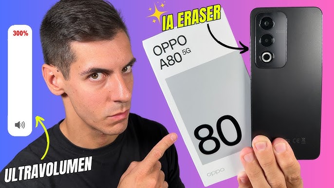 CELULAR OPPO A80 8GB RAM Y 256GB ROM