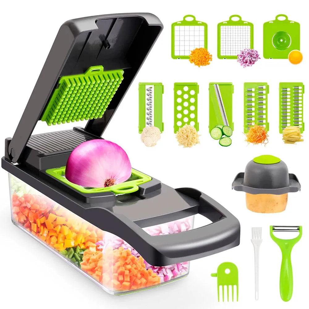 Picatodo MasterChef 8 en 1 – Cortador y rallador multifuncional