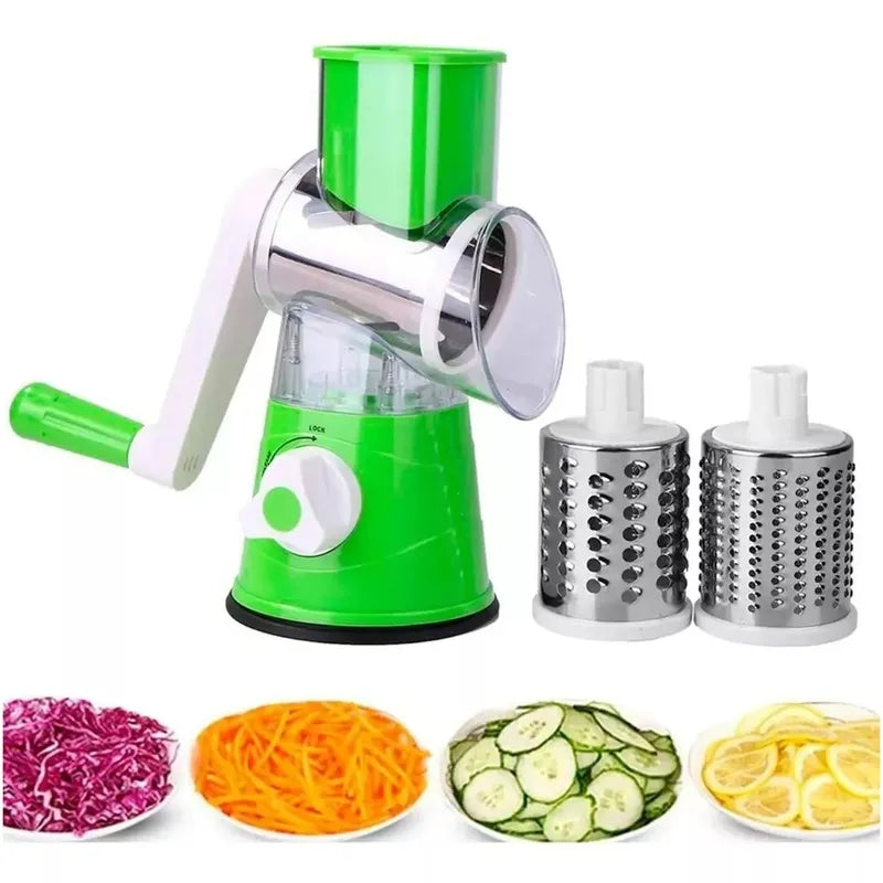Molino ChefPro – Rallador y rebanador manual 3 en 1